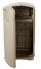 Rubbermaid 35 gal Rectangular Trash Can, Plastic, Beige - FG9P9000BEIG
