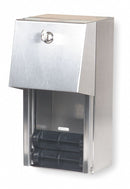 Tough Guy Toilet Paper Dispenser, Tough Guy, Silver, Standard Core, (2) Rolls Dispenser Capacity - 1ECJ9