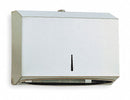 Tough Guy Paper Towel Dispenser, No Series, Silver, (200) C-Fold, (350) Multifold, Manual - 1ECK3