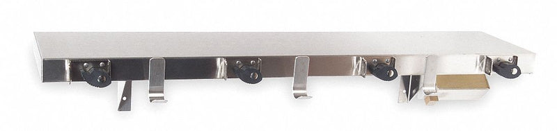 Top Brand 36" Overall Length, 6-1/8" Overall Height, 9-1/8" Overall Depth, Satin - 1ECL7