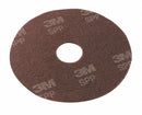 Scotch-Brite 14 in Non-Woven Round Surface Preparation Pad, 175 to 600 rpm, Maroon, 10 PK - SPP14