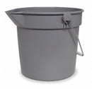 Tough Guy Pail, 3-1/2 gal., Gray - 1ELK1