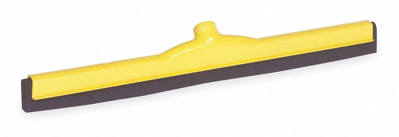 Tough Guy 24 inW Straight Double Foam Rubber Floor Squeegee Without Handle, Yellow - 1EUA9