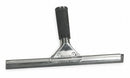 Tough Guy 18 inW Straight Rubber Window Squeegee Without Handle, Black - 1EUB5