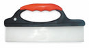 Tough Guy 10-1/2"W Straight Silicone Bench Squeegee Without Handle, Black/Red - 1EUC2