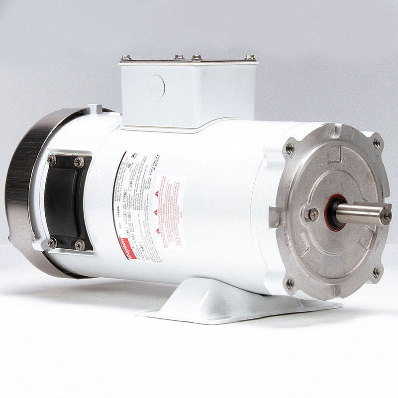 Dayton DC Washdown Motor, DC Permanent Magnet, 1 HP, Motor Enclosure Design Totally Enclosed Fan-Cool - 1F642A