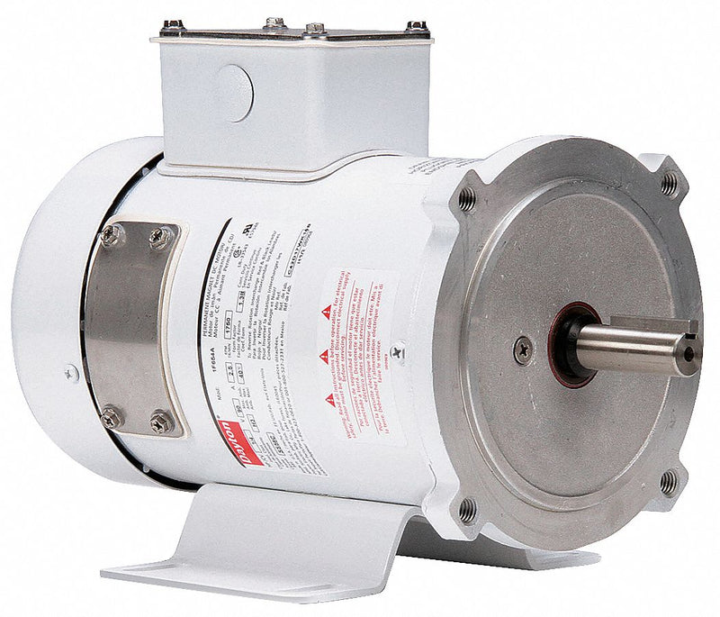 Dayton DC Washdown Motor, DC Permanent Magnet, 1/4 HP - 1F654A