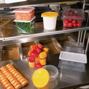 Rubbermaid 1 1/4 in" Polyethylene Round Storage Container Lid, Yellow - FG573000YEL