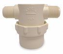 Top Brand 50 Mesh Low Profile T-Line Strainer, 305 Microns, 3/8 in Pipe Size - 7221490