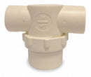 Top Brand 50 Mesh Low Profile T-Line Strainer, 305 Microns, 3/8 in Pipe Size - 7221590