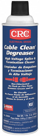 CRC Electrical Cleaner Degreaser, 20 oz Aerosol Can, Unscented Liquid, 1 EA - 2064