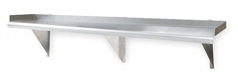 Eagle Stainless Steel Wall Shelf, Silver - SWS1236-16/3