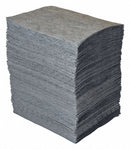 Brady 19 in Absorbent Pad, Fluids Absorbed: Universal, Light, 44 gal, 200 PK - GP200