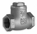Hammond Check Valve, 1 1/4 in, Single, Inline Swing, Brass, FNPT x FNPT - 967 1 1/4