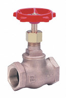 Milwaukee Valve Class 125 Globe Valve, FNPT x FNPT, Bronze, 3 in Pipe Size - Valves - 502 3