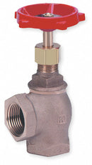 Milwaukee Valve Class 125 Globe Valve, FNPT x FNPT, Bronze, 1/2 in Pipe Size - Valves - 504.5