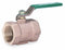 Milwaukee Valve Butterfly Disc Valve, Bronze, 175 psi, 1 1/2 in Pipe Size - BB2-100 1 1/2