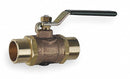 Milwaukee Valve Butterfly Disc Valve, Bronze, 175 psi, 1 1/2 in Pipe Size - BB2-350 1 1/2