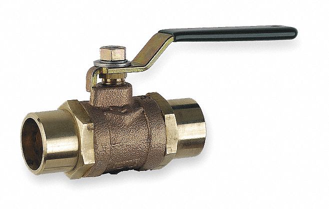 Milwaukee Valve Butterfly Disc Valve, Bronze, 175 psi, 1 1/2 in Pipe Size - BB2-352 1 1/2