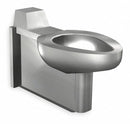 Acorn Stainless Steel, Back, Prison Toilet, Floor, 12 in Rough-In - 1685-W-2