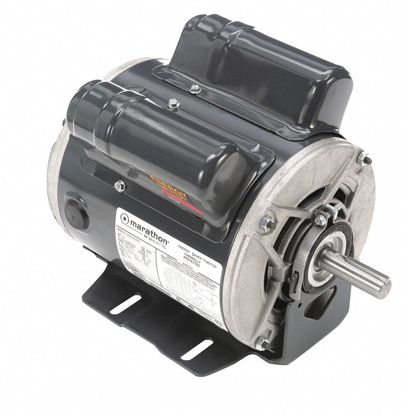 Marathon Motors 1/3 HP, General Purpose Motor, Capacitor-Start/Run, 1725 Nameplate RPM, 120/240 Voltage - 5KCR46JN0086X