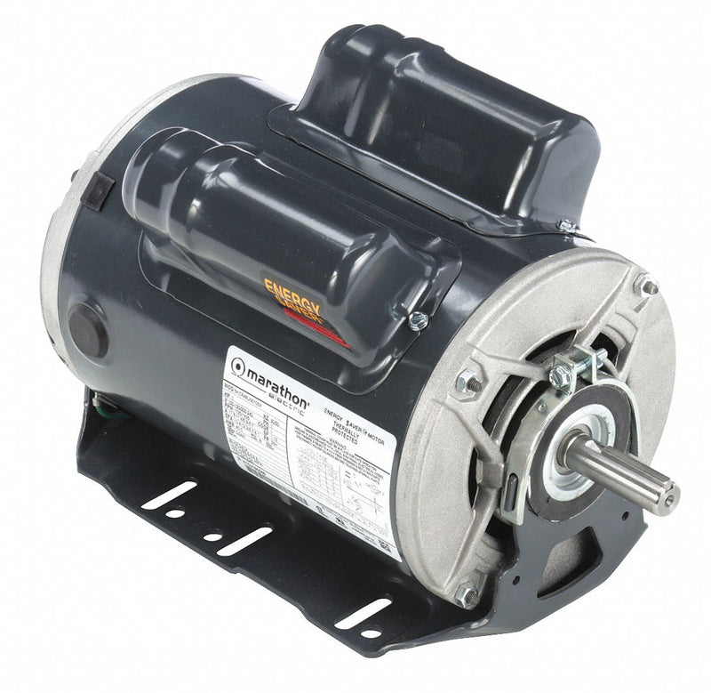Marathon Motors 1 HP, General Purpose Motor, Capacitor-Start/Run, 1725 Nameplate RPM, 120/240 Voltage - 5KCR48UN0105X