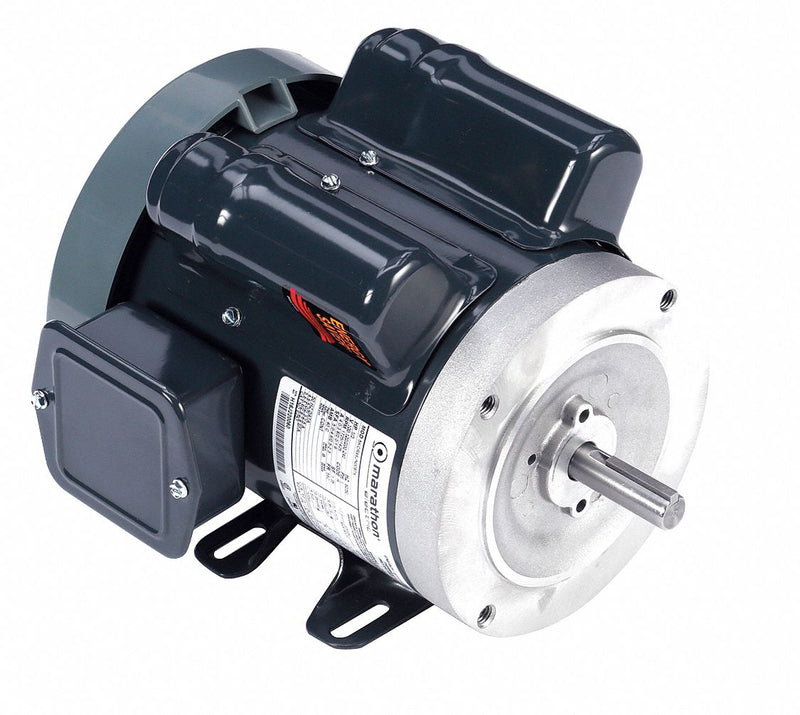 Marathon Motors 1/3 HP, General Purpose Motor, Capacitor-Start, 1725/1425 Nameplate RPM, 120/240 Voltage - 5KCR46JN0087X