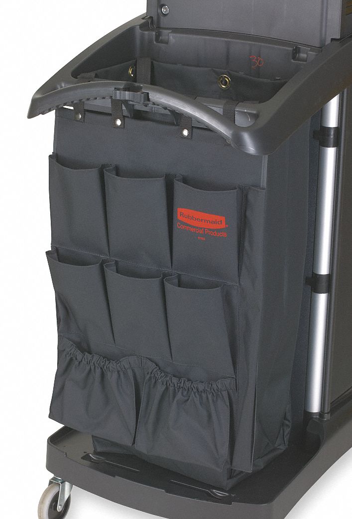 Rubbermaid Black Polyester Replacement Bag, 1 EA - FG9T9000BLA