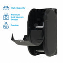 Georgia-Pacific Toilet Paper Dispenser, Compact(R), Black, Coreless, (2) Rolls Dispenser Capacity, Plastic - 56790A