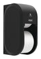 Georgia-Pacific Toilet Paper Dispenser, Compact(R), Black, Coreless, (2) Rolls Dispenser Capacity, Plastic - 56790A