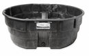 Rubbermaid Stock Tank, Black, 25 inH x 63 1/4 inL x 69 inW, 1EA - FG424700BLA