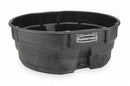 Rubbermaid Stock Tank, Black, 25 inH x 63 1/4 inL x 69 inW, 1EA - FG424700BLA