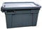 Rubbermaid Storage Tote, Color Gray, Outside Height 15 1/8 in, Outside Length 27 7/8 in - FG9S3100GRAY