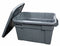 Rubbermaid Storage Tote, Color Gray, Outside Height 15 1/8 in, Outside Length 27 7/8 in - FG9S3100GRAY