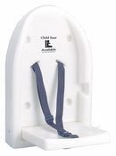Hospeco Baby Wall Seat, Vertical, Flush Mount, Plastic - 67018