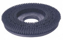 Tough Guy 15 in Round Cleaning, Scrubbing Rotary Brush for 17" Machine Size, Black - 1MEP5