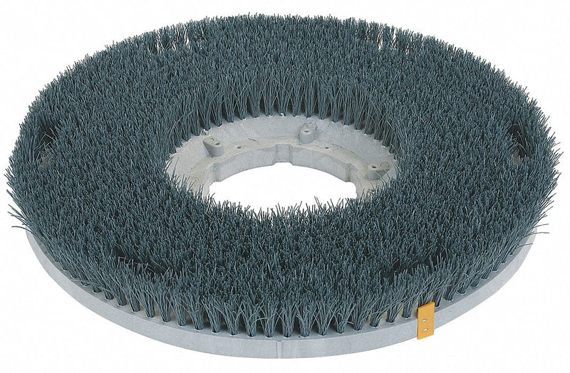 Tough Guy 14 in Round Cleaning, Scrubbing Rotary Brush for 16 in Machine Size, Light Green - 1MER2
