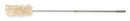 Tough Guy Overhead Duster, Poly, Cotton Head Material, 54" Length, Fixed, White - 1MYF6