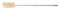 Tough Guy Overhead Duster, Poly, Cotton Head Material, 54" Length, Fixed, White - 1MYF6