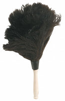 Tough Guy Duster, Feather Head Material, 14 in Length, Fixed, Gray - 1MYG3