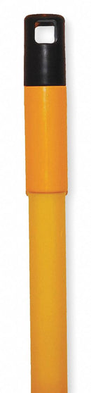 Tough Guy 56 inL Fiberglass Squeegee Handle, Yellow - 1NFF6