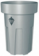 Tough Guy 45 gal Round Correctional Facility Trash Can, Plastic, Gray - 1NFG9