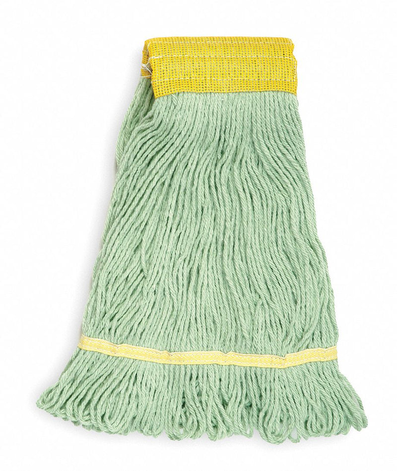 Tough Guy Side Gate PET String Wet Mop Head, Green - 1NNW3