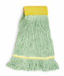 Tough Guy Side Gate PET String Wet Mop Head, Green - 1NNW6