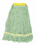 Tough Guy Side Gate PET String Wet Mop Head, Green - 1NNW9