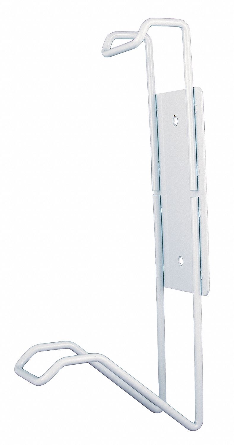 Scrubs White Powder Coated Steel, Mounting Bracket, 1 EA - 42293