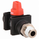 Legris Mini Ball Valve, Glass-Filled Nylon, Inline, 1-Piece, Pipe Size 1/4 in, Tube Size 1/4 in - 7915 56 14