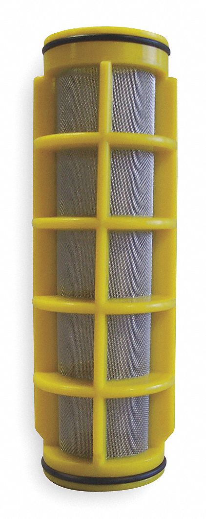 Amiad 5" Stainless Steel Filter Screen with 17.00 sq. in. Screen Area, Yellow - 700101-000299
