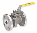 Top Brand Ball Valve, 316 Stainless Steel, Inline, 2-Piece, Pipe Size 2 in - SV50116M020