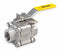 Sharpe Ball Valve, Alloy 20 Stainless Steel, Inline, 3-Piece, Pipe Size 3/4 in - SV9922MTTE*006
